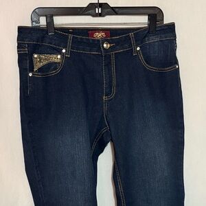 One 5 One Dark Indigo Straight Leg Jeans, Size 12, Never Worn, MAKE AN OFFER!!!
